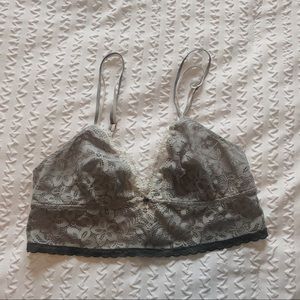 🌿Gray Longline Aerie Bralette🌿